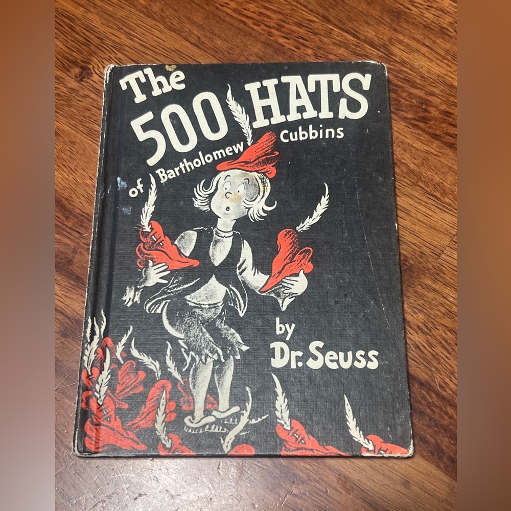 The 500 Hats of Bartholomew Cubbins Dr Seuss 1938 Vintage